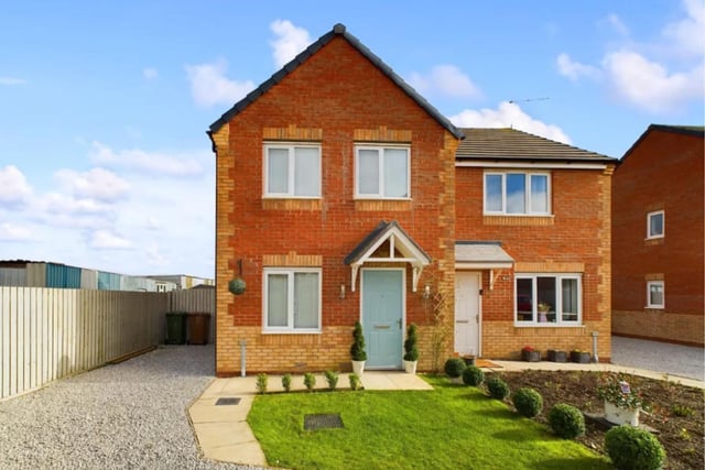 This three bedroom semi-detached house is for sale with Hunters for £210,000.