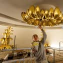 Restoration of The Octagon in the Long Galley, Castle Howard. picture: Charlotte Graham
