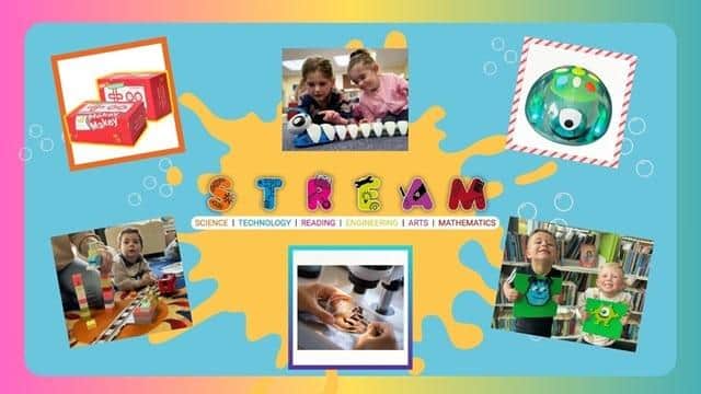 STREAM activities focus on ‘learning through fun’ and have science, technology, reading, engineering, arts and mathematics at their core.