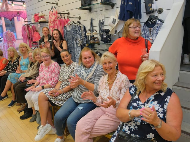 A supportive crowd attended the event