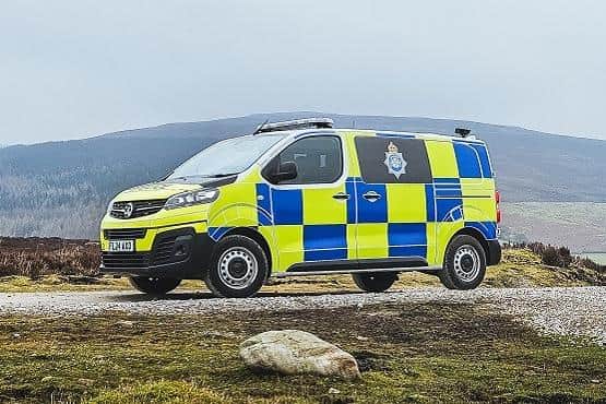 A man in his 80s was take to hospital following the collision
