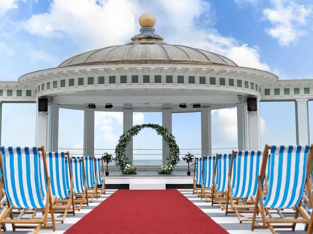 A wedding day awaits at Scarborough Spa.
picture: Daniel Eland.