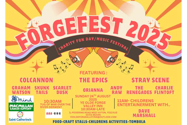 Forgefest will take place at Ye Olde Forge Valley Inn on Sunday August 24