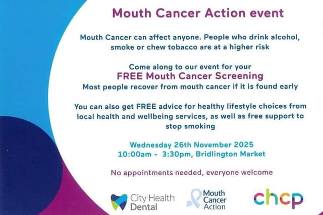 Mouth Cancer Action Month highlights the benefits of screening, which ultimately could save a person’s life.