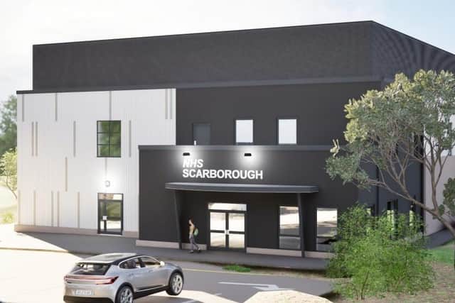 Artist's impression of the Community Diagnostics Centre in Eastfield. Courtesy Darwin Group.