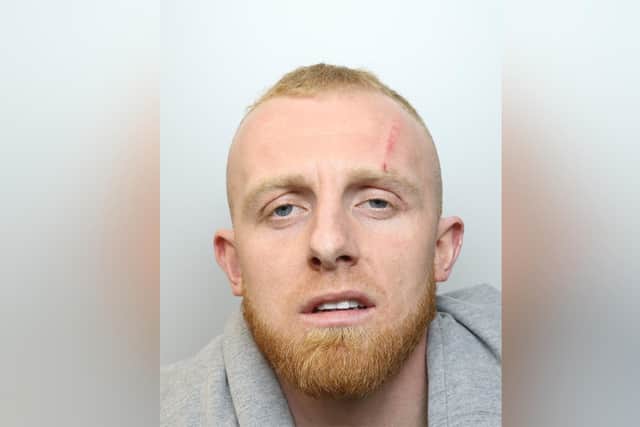 Benjamin Dack, 28, of no fixed address but from the Scarborough area, has been jailed for four years at York Crown Court.