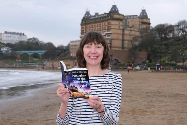 Author of Murder at the Seavie Hotel Glenda Young in Scarborough's South Bay