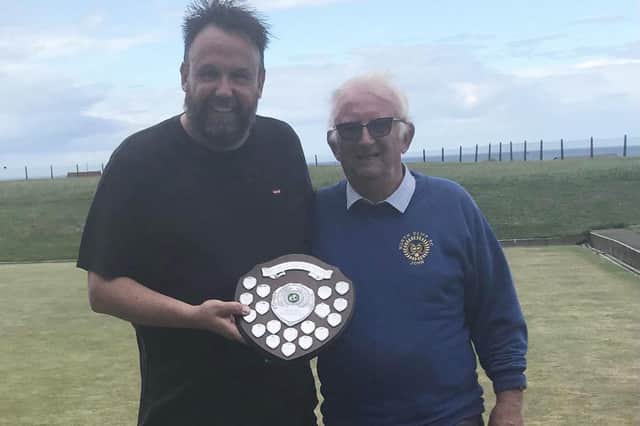 North Cliff’s Dan Cooper defeats dad John in Whitby Bowling Club Merit final​