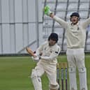Wicketkeeper-batsman Dan Artley, pictured her in action for Scarborough, top-scored with the bat for Staxton in their Evening League win at Brompton. Photo by Simon Dobson