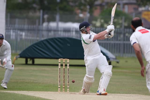 Sam Wragg top-scored with a crucial 63 as Bridlington won by four wickets at home to Driffield 2nds. PHOTO BY TCF PHOTOGRAPHY