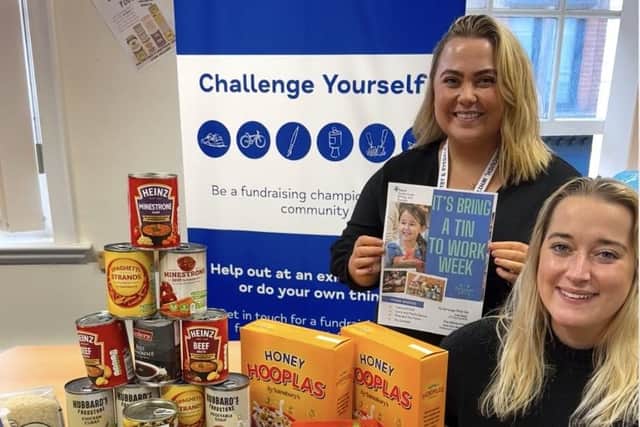 Bring a Tin to Work Week takes place during the first week of October