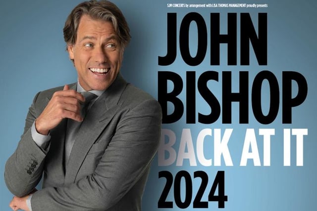 John Bishop is bck on the road touring and will be bringing his new stand up show to the Spa on Saturday, November 2.