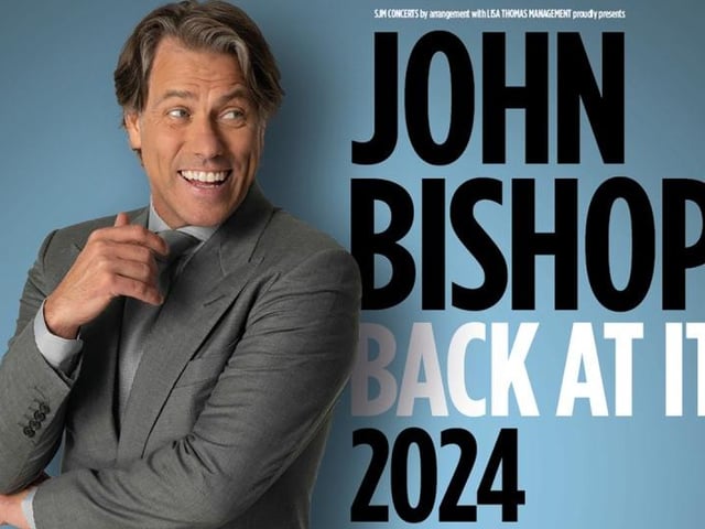 John Bishop is bck on the road touring and will be bringing his new stand up show to the Spa on Saturday, November 2.
