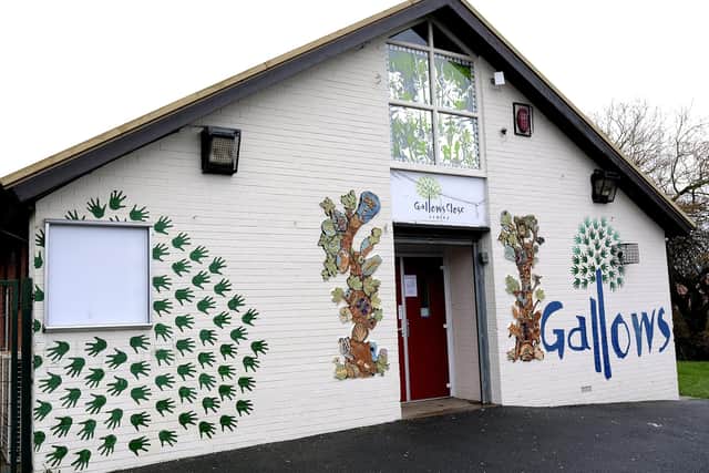 Gallows Close Centre which was broken into on Monday