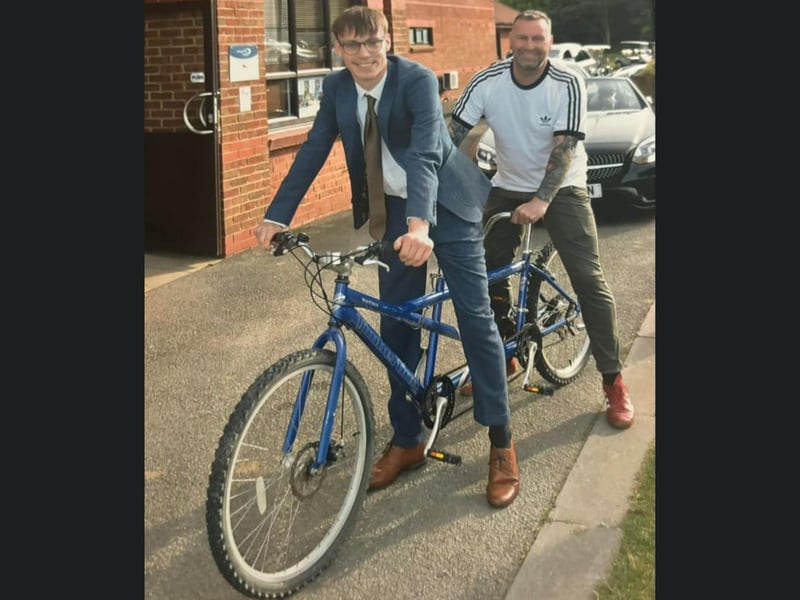 A slower set of wheels than most at prom!