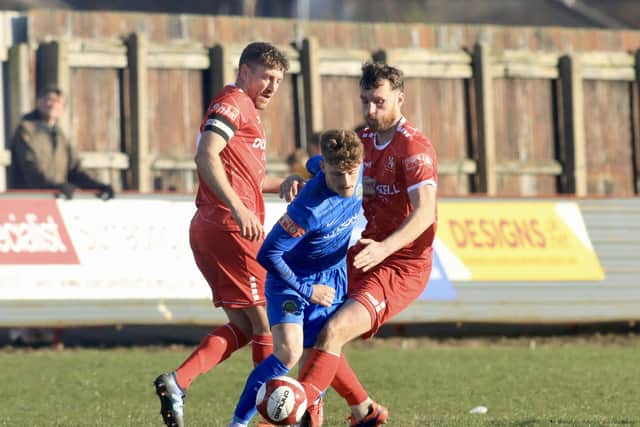 Bridlington Town earned a 2-0 home win against Sherwood Colliery. Photo by TCF Photography