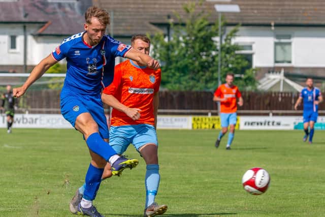 Connor Simpson in action for the Blues against Beverley.