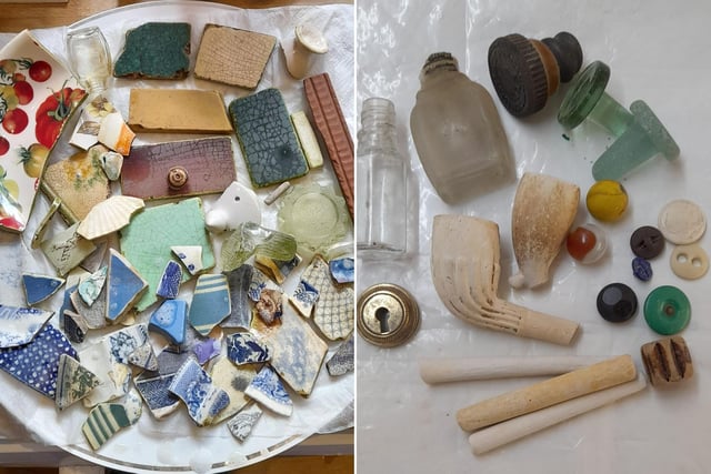 Some of Jo's 'treasures'