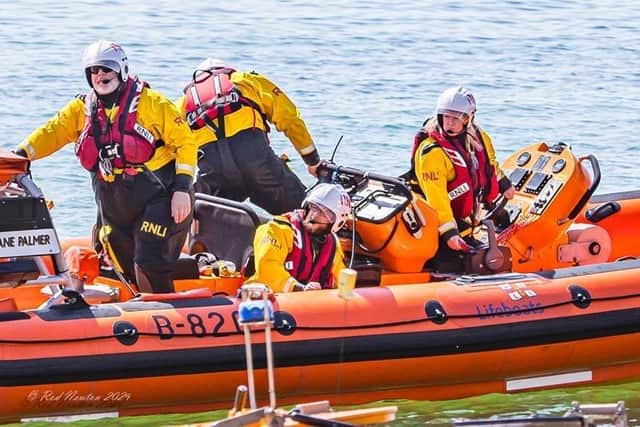 Andria said she is incredibly proud to be part of the RNLI family. Photo: RNLI/Rod Newton