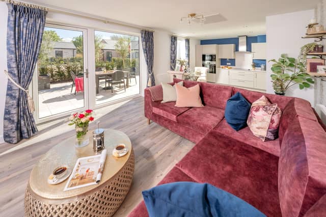 McCarthy Stone Filey Bungalows example living room