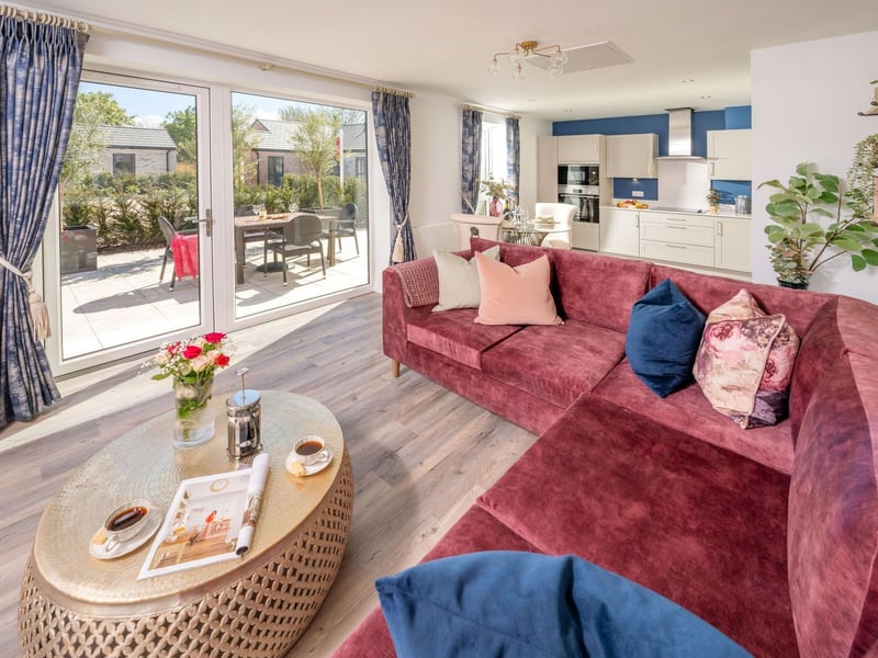 McCarthy Stone Filey Bungalows example living room