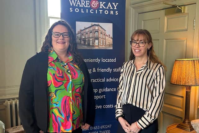 Sarah Parker, Head of Agriculture (left) and Samantha Sinclair, Head of Family law (right)