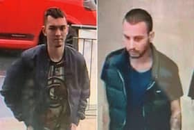 Police have issued CCTV images of two men they would like to speak to in connection with the incident