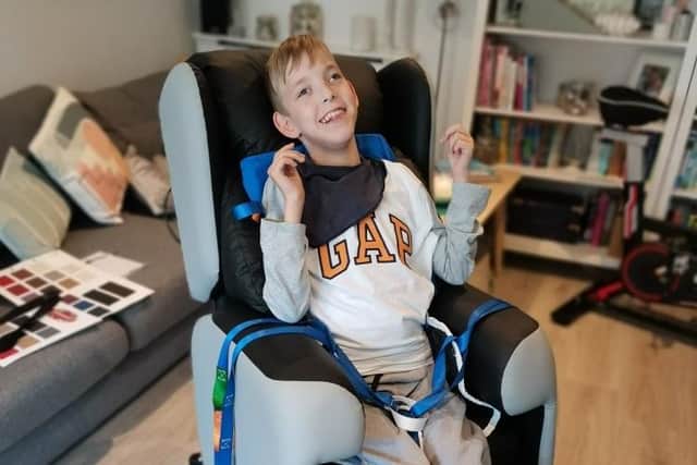 Within just a week the funds needed to cover the cost of the specialist seating system were raised.