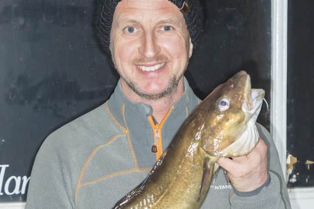 Davey Turnbull with his Heaviest Fish of 4 lb 06 oz from his Sunday success in the WSAA League PHOTO BY PETER HORBURY