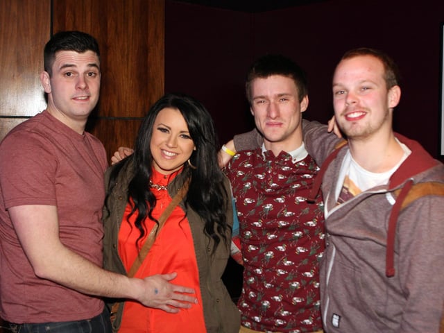 Ry, Jenny, Jimmy and Curtis in Blue Lounge.