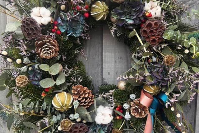 Two Christmas wreath workshops will take place at Bridlington Spa.