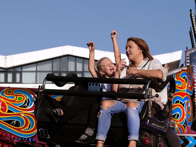 Everyone has fun at the fair.