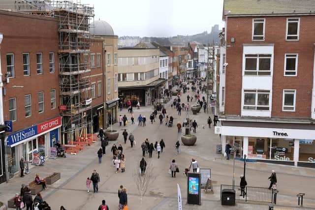 North Yorkshire Police said the theft happened in Scarborough town centre.