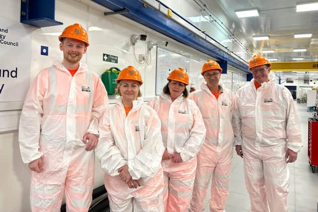 Scarborough and Whitby MP Alison Hume (second left) at Boulby Underground Laboratory.