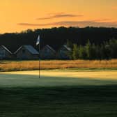 Sun sets on the lodges at Kilnwick Percy Resort and Golf Club. Image: Darwin Escapes