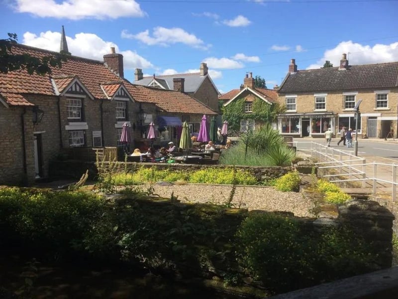 The tearooms is located in the heart of Thornton-Le-Dale, on the Square.
