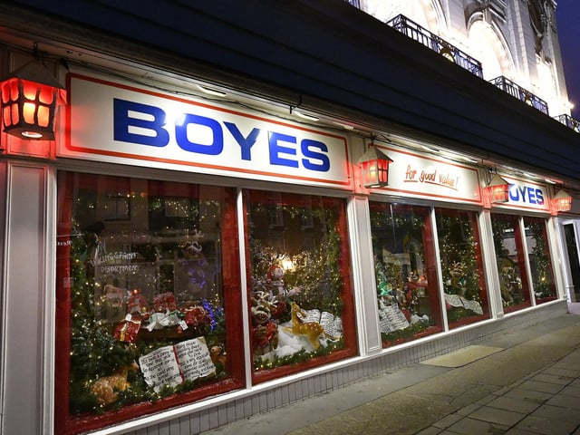 Christmas would not be complete without a visit to Boyes' festive window display... and Santa's grotto!