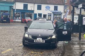 The taxi rank in Thirsk town centre.Picture: LDRS.