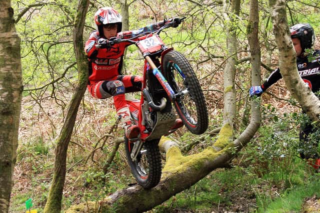 Mason Vasey was the Youth expert winner at Aislaby's opening trial of Guisborough DMC Summer Series. Photo by John Watson