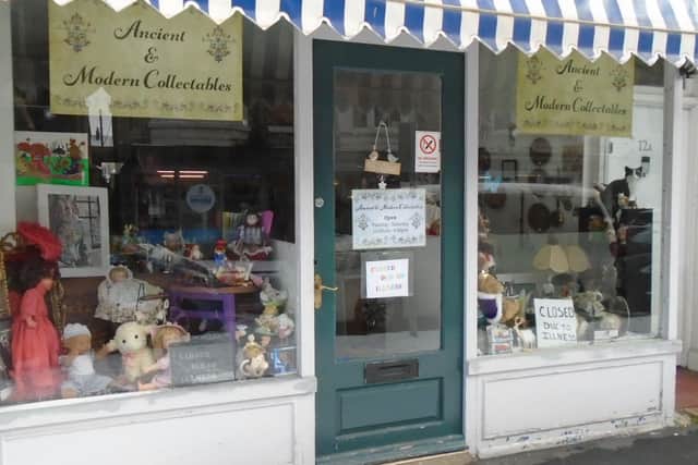 Christine's beloved 'shop of collectables'.