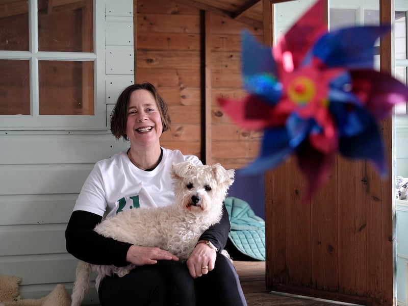 Laura Dobb is the owner of Snuffl, located on Eastborough and has two rescue dogs; Ted (pictured here) and Izzy.