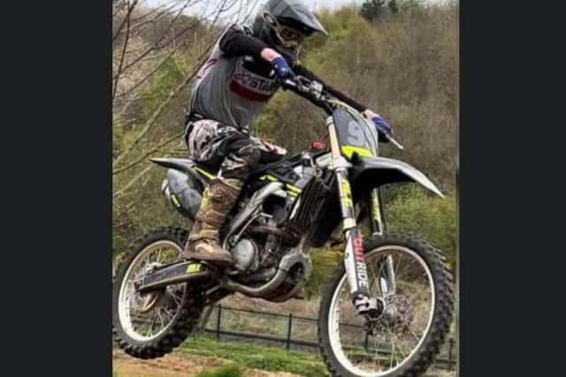 This is the Honda CRF 250 off road trail bike that was stolen.