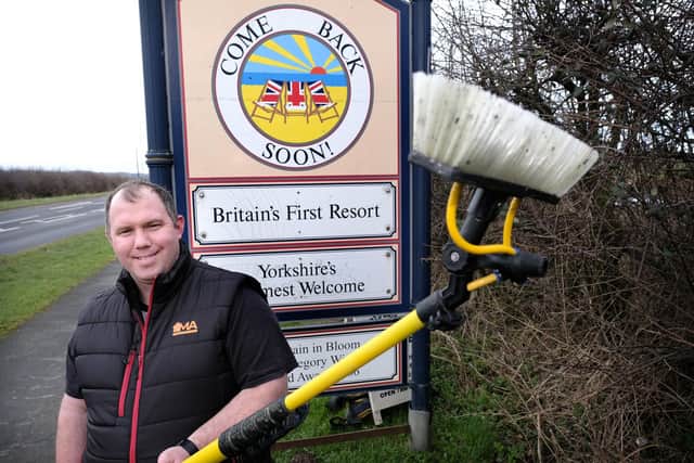 Matthew is encouraging people to 'take pride' in Scarborough