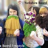 The false beard freestyle at the Yorkshire Beard Festival.