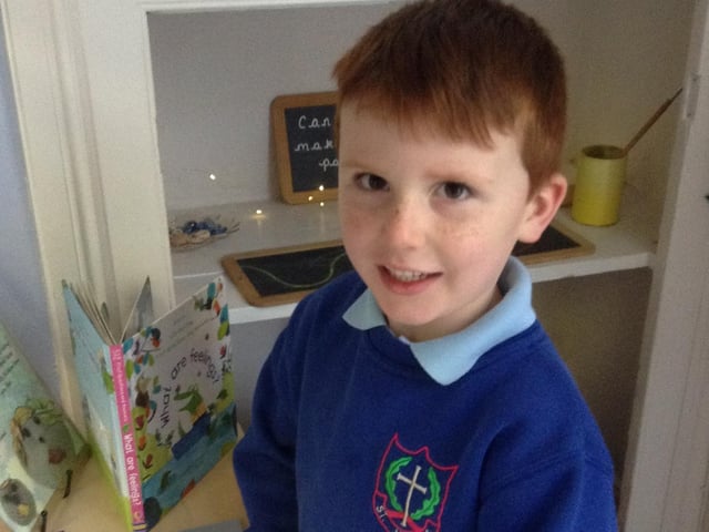 New starter at St Hedda's RC School, Egton Bridge.