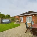 The bungalow that is currently for sale in Bempton village.