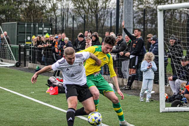 Edgehill's Billy Logan hit a hat-trick at home to Bridlington Spa in Saturday's Scarborough FA District Cup quarter-final.