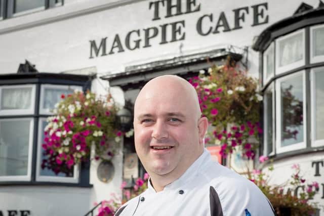 Paul Gildroy, head chef at The Magpie Cafe, Whitby.