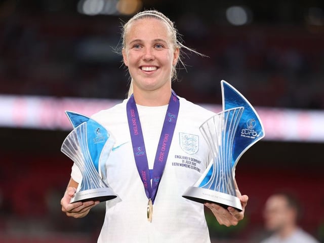 Born in Whitby, Beth Mead is a footballer for Arsenal and England. She was part of the Lionesses team that won the Women's Euro 2022 final, where she was also awarded Top Goalscorer and Player of the Tournament awards. She later won the BBC Sports Personality of the Year 2022.