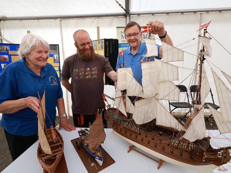 At the Scarborough Maritime Museum's stall.